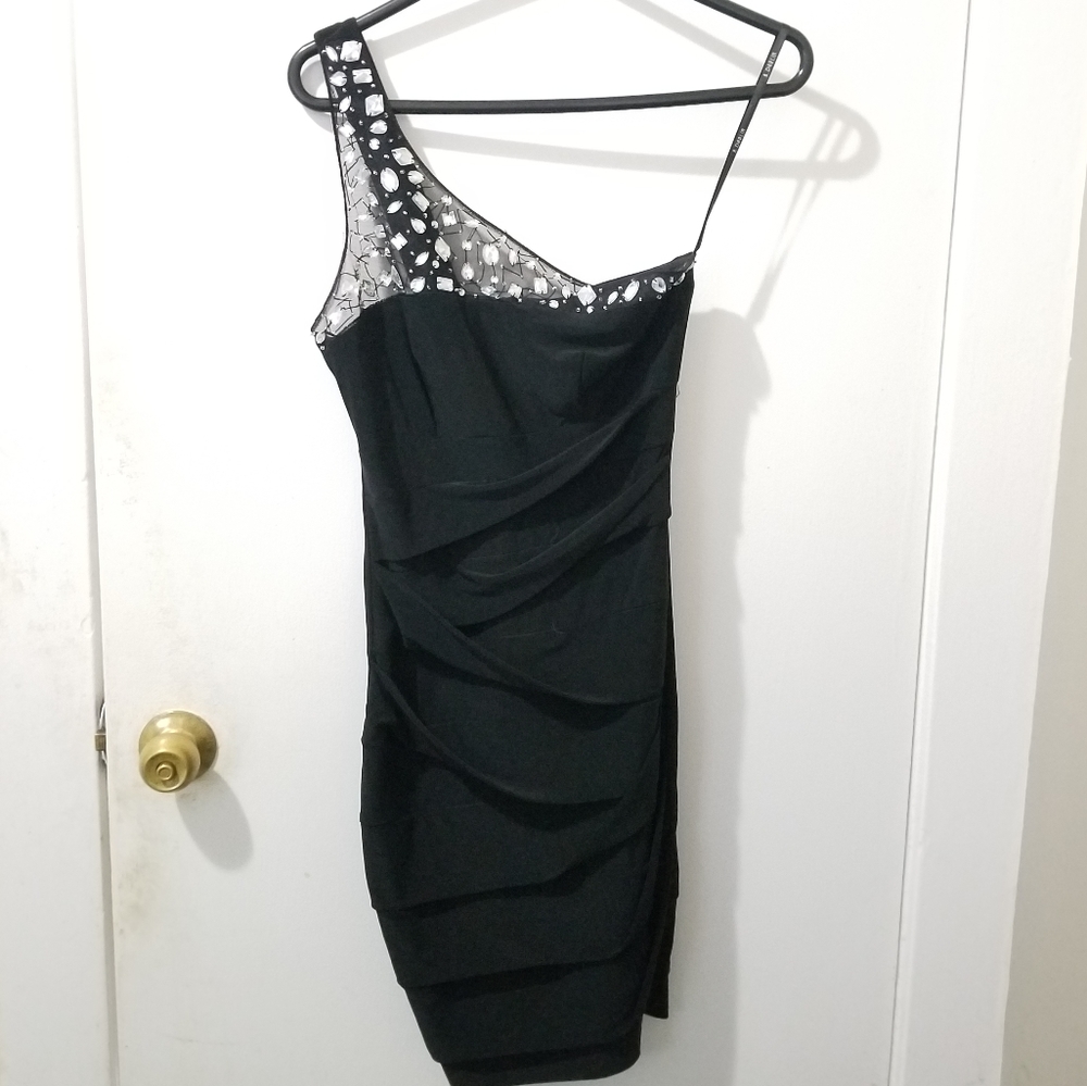 B. Darlin black dress with jewels -Like new